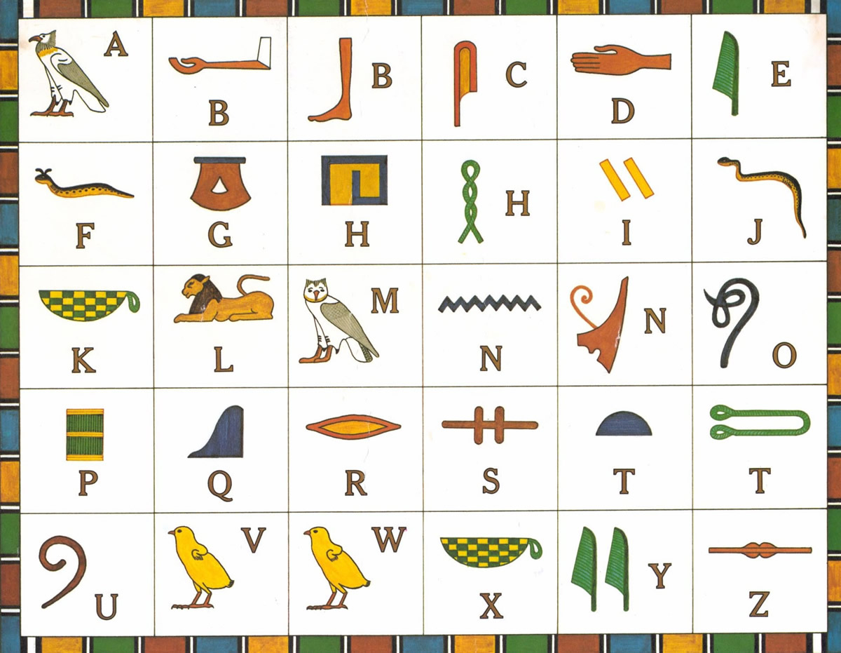 圣书体文字始于约公元前3000年,到了前2000 年的时候,古埃及的圣书文